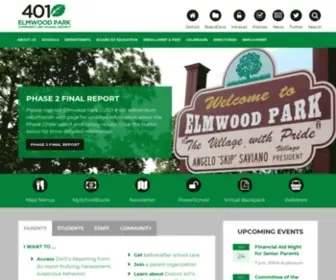 Epcusd401.org(Elmwood Park Community Unit School District 401) Screenshot