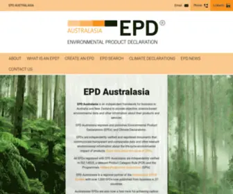 EPD-Australasia.com(EPD Australasia) Screenshot