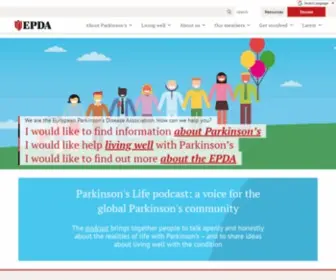 Epda.eu.com(European Parkinson's Disease Association) Screenshot