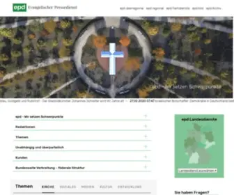EPD.de(Evangelischer Pressedienst (epd)) Screenshot