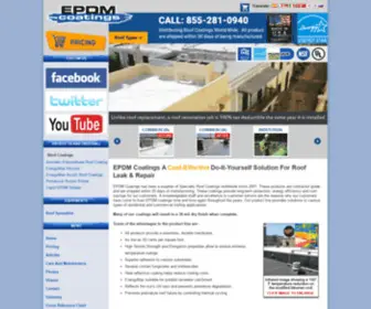 Epdmcoatings.net(EPDM Coatings) Screenshot