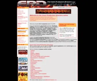 Epdweb.com(The Event Production Directory) Screenshot