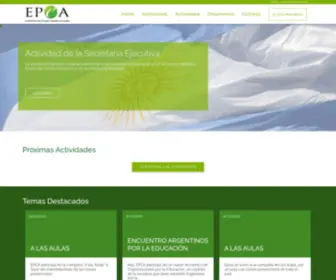 Epea.org.ar(Establecimientos Privados Asociados Home) Screenshot