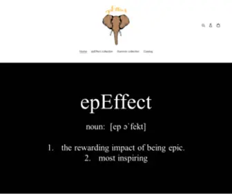 Epeffect.shop(Orange elephant) Screenshot