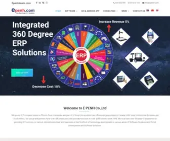 Epenh.com(Software Company in Cambodia) Screenshot