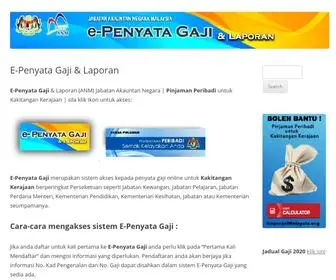 Epenyata-Gaji.com(E-Penyata Gaji dan Laporan (ANM)) Screenshot