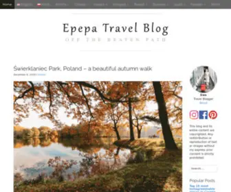 Epepa.eu(Epepa Travel Blog) Screenshot