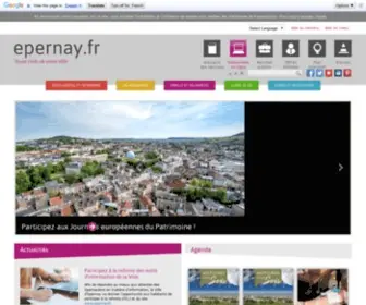 Epernay.fr(Ville d’Epernay) Screenshot