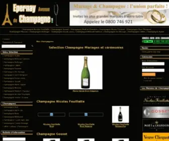 Epernayavenuedechampagne.com(VENTE DE CHAMPAGNE) Screenshot