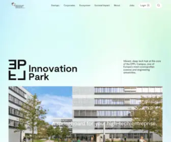 EPFL-Innovationpark.ch(EPFL Innovation Park) Screenshot