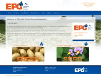 EPG.ab.ca(Edmonton Potato Growers) Screenshot