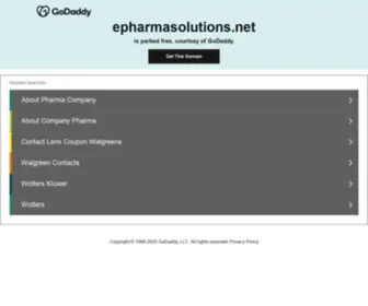 Epharmasolutions.net(Epharmasolutions) Screenshot
