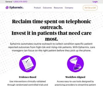 Epharmix.com(Remote Patient Monitoring) Screenshot