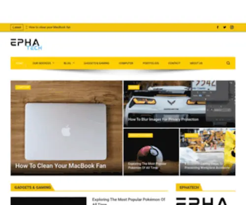 Ephatech.com(Epha tech) Screenshot