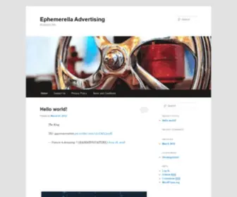 Ephemerellaventures.com(Ephemerella Advertising) Screenshot