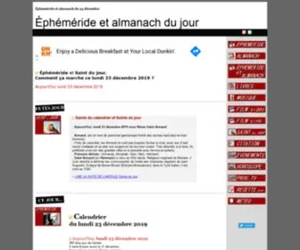 Ephemeride-Jour.fr(Éphéméride) Screenshot