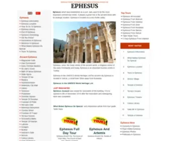 Ephesus.us(Ephesus ancient city) Screenshot