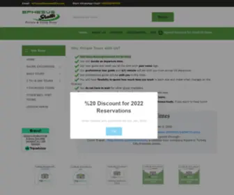 Ephesusshuttle.com(Ephesus Shuttle Private & Group Tour) Screenshot