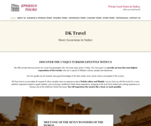 Ephesustours.com(Ephesus Tours) Screenshot