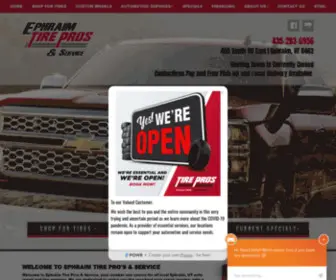 Ephraimtirepros.com(Ephraim Tire Pros) Screenshot