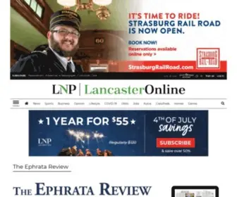 Ephratareview.com(The Ephrata Review) Screenshot