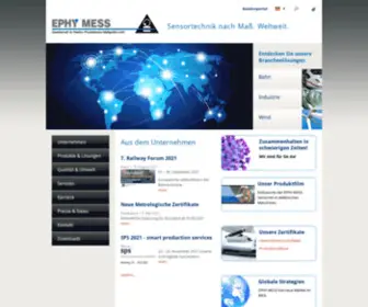 Ephy-Mess.de( Willkommen) Screenshot