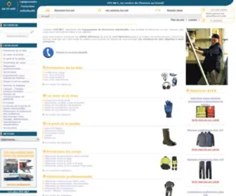 Epi-Net.fr(EPI ON WEB : Vêtements de travail et de protection) Screenshot