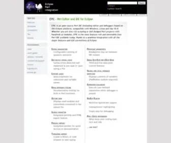 Epic-IDE.org(Eclipse Perl Integration) Screenshot