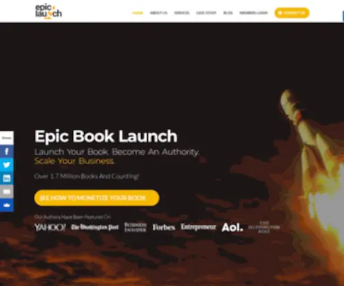 Epic-Launch.com(The Epic Book Launch) Screenshot