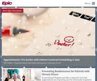 Epic.com(With the patient at the heart) Screenshot