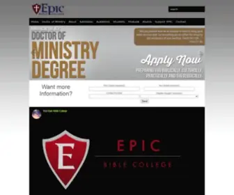 Epic.edu(Epic Bible College) Screenshot