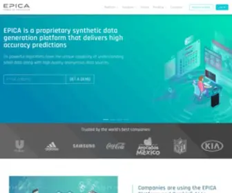 Epica.ai(EPICA is the AI company) Screenshot