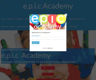 Epicacademy.co.za(Built with SiteBuilder) Screenshot