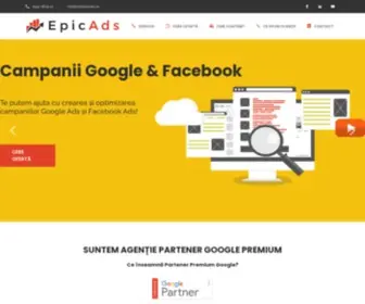 Epicads.ro(Agenție Digitală PPC) Screenshot