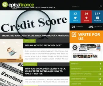 Epicafinance.com(Epica Personal Finance Blog) Screenshot