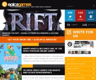 Epicagames.com(Gaming Blog) Screenshot