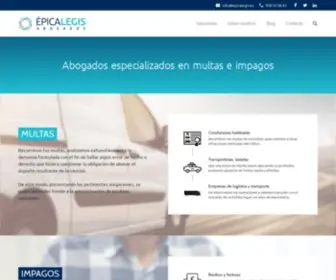 Epicalegis.es(ÉpicaLegis) Screenshot