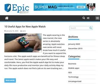 Epicarticle.com(Epic Article) Screenshot