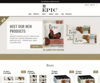 Epicbar.com(EPIC Provisions) Screenshot