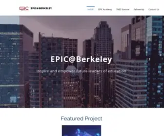 Epicberkeley.org(Application Open Now) Screenshot