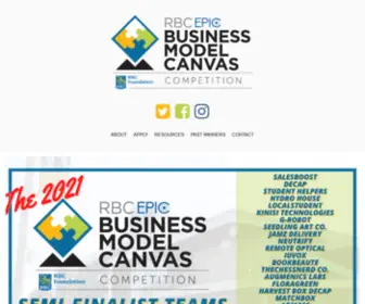 Epicbmc.ca(EPIC RBC Business Model Canvas Competition) Screenshot