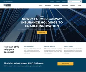 Epicbrokers.com(Epic Insurance Brokers & Consultants) Screenshot