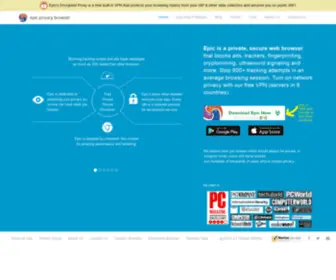 Epicbrowser.com(Epic Privacy Browser) Screenshot
