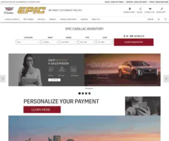 Epiccadillac.com(Epic Cadillac in SACRAMENTO) Screenshot