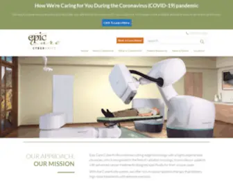 Epiccarecyberknife.com(Epic Care CyberKnife) Screenshot