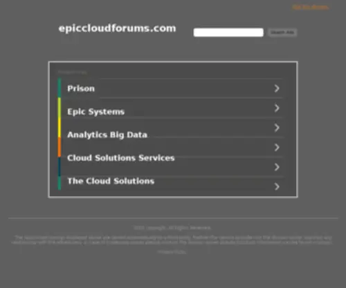 Epiccloudforums.com(Epiccloudforums) Screenshot