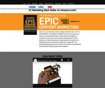 Epiccontentmarketing.com(I recommend Joe Pulizzi's new book Epic Content Marketing) Screenshot