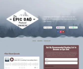 EpiCDadpodcast.com(The Epic Dad Podcast) Screenshot