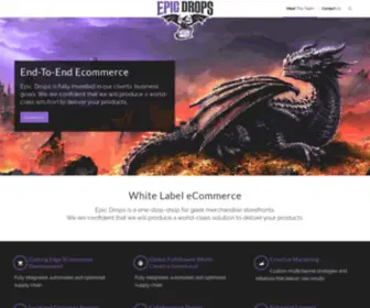 EpiCDrops.com(Your source for Official Drops from all your fav brands) Screenshot