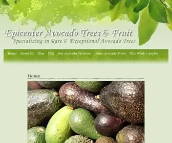 Epicenteravocados.com(Epicenter Nursery & Fruit) Screenshot